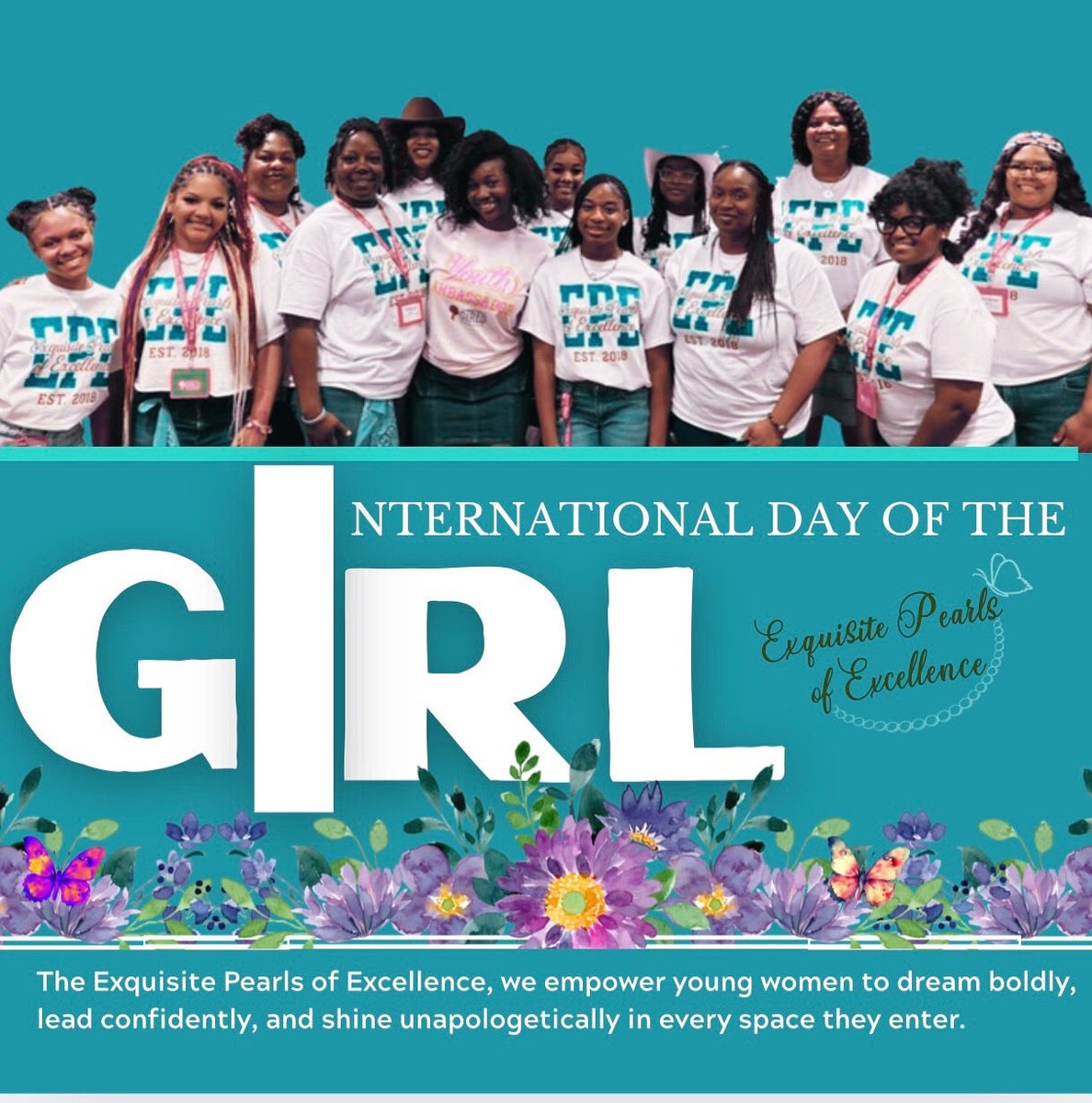 Happy International Day of the Girl! 

Today, we honor the power, brilliance, &amp; unstoppable potential of girls everywhere! Keep leading with purpose, and showing the world what true excellence looks like! 🦋🔘

#InternationalDayOfTheGirl #Pearls #EPE #ExquisitePearlsOfExcellence