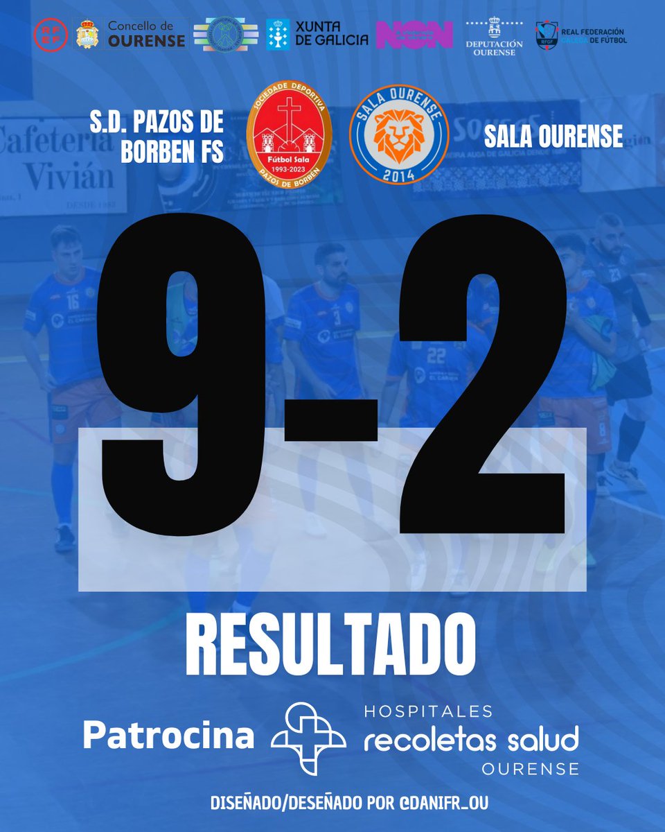 SalaOurense2014's tweet image. Final do partido en Pazos de Borbén!

S.D. Pazos de Borbén 9 - Sala Ourense 2

#únetealsala #úneteaosala #resultados