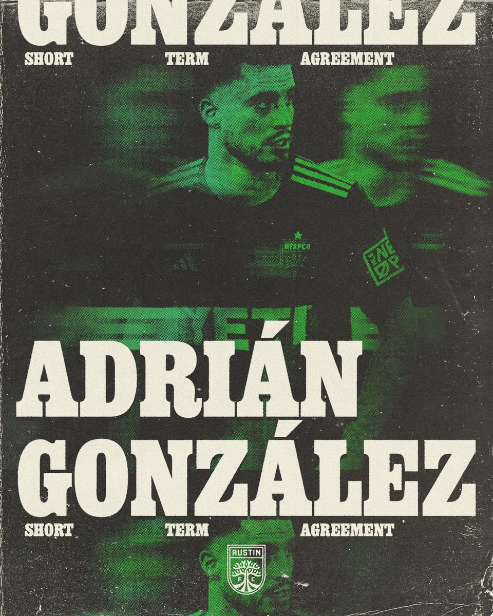AustinFC's tweet image. An opportunity with the first team awaits. 

Midfielder Adrián González has been signed to a Short Term Agreement ahead of tomorrow&apos;s match.