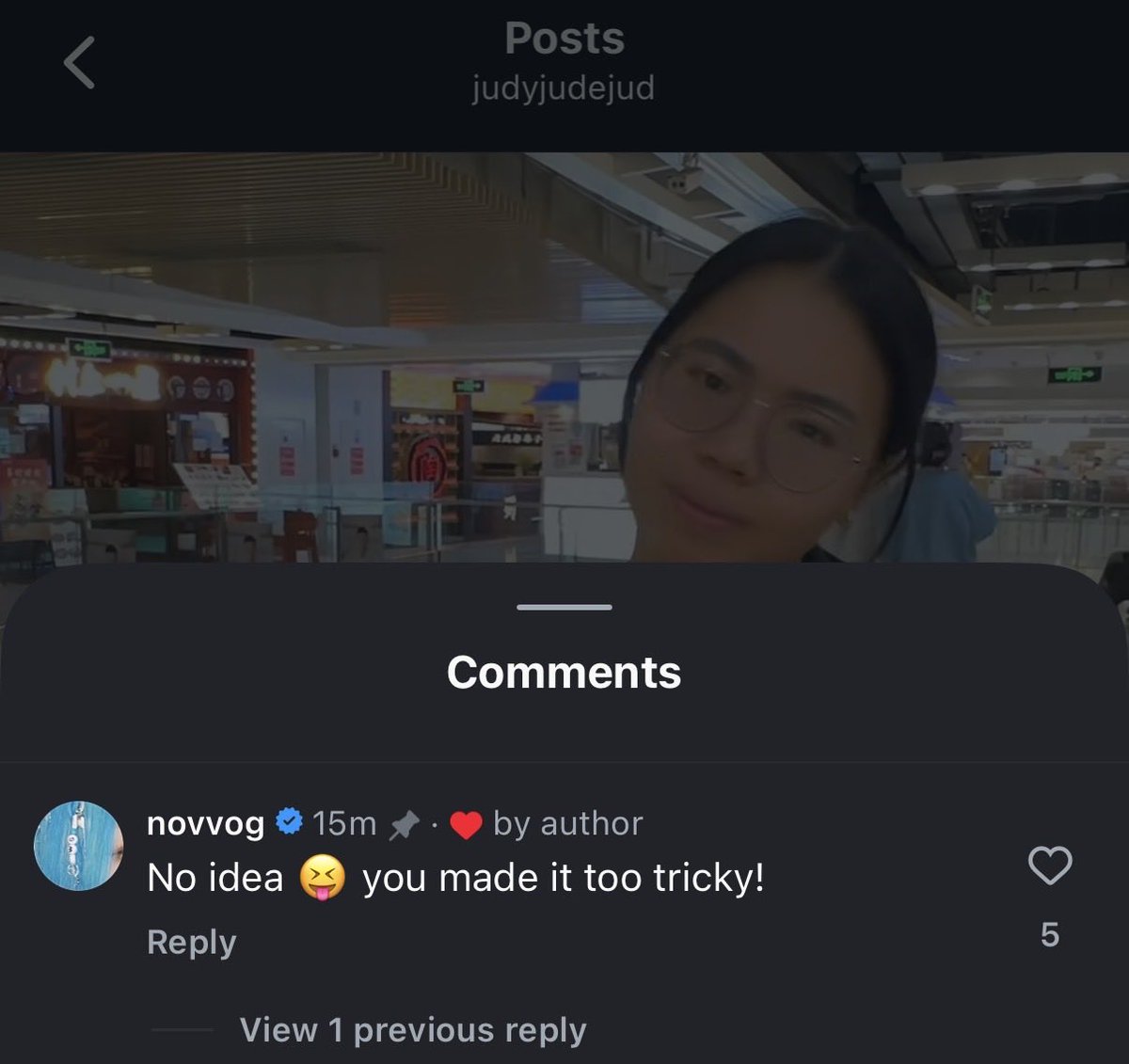 GOWON COMMENTED UNDER HER REEL 😭😭 this is crazy