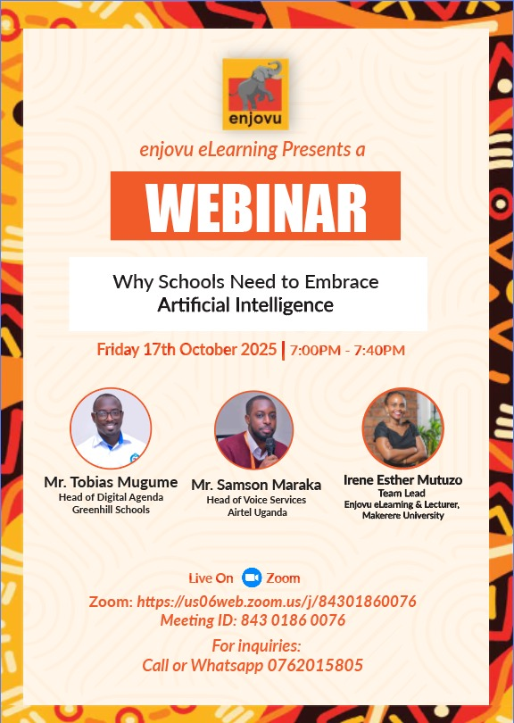 enjovuelearning's tweet photo. Is AI a threat or an essential tool for modern education? 

Get the answer from the experts. Join our webinar on October 17th. https://t.co/mSza6etmk2