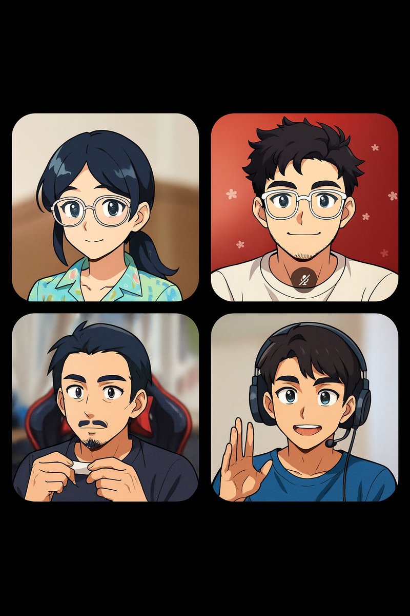 rahulpandey187's tweet photo. 🔥Epic vibes, right? We’re rocking our true characters in team discussions! Shoutout to @karshingdev @lavinafand_21
and our ninja mentor @cryptorohittt
( unleashed!).
Grok 3 says: This anime squad is unstoppable! That’s us!
DM for collabs/partnerships!
#Web3 #Crypto #PowerTeam #AnimeVibes