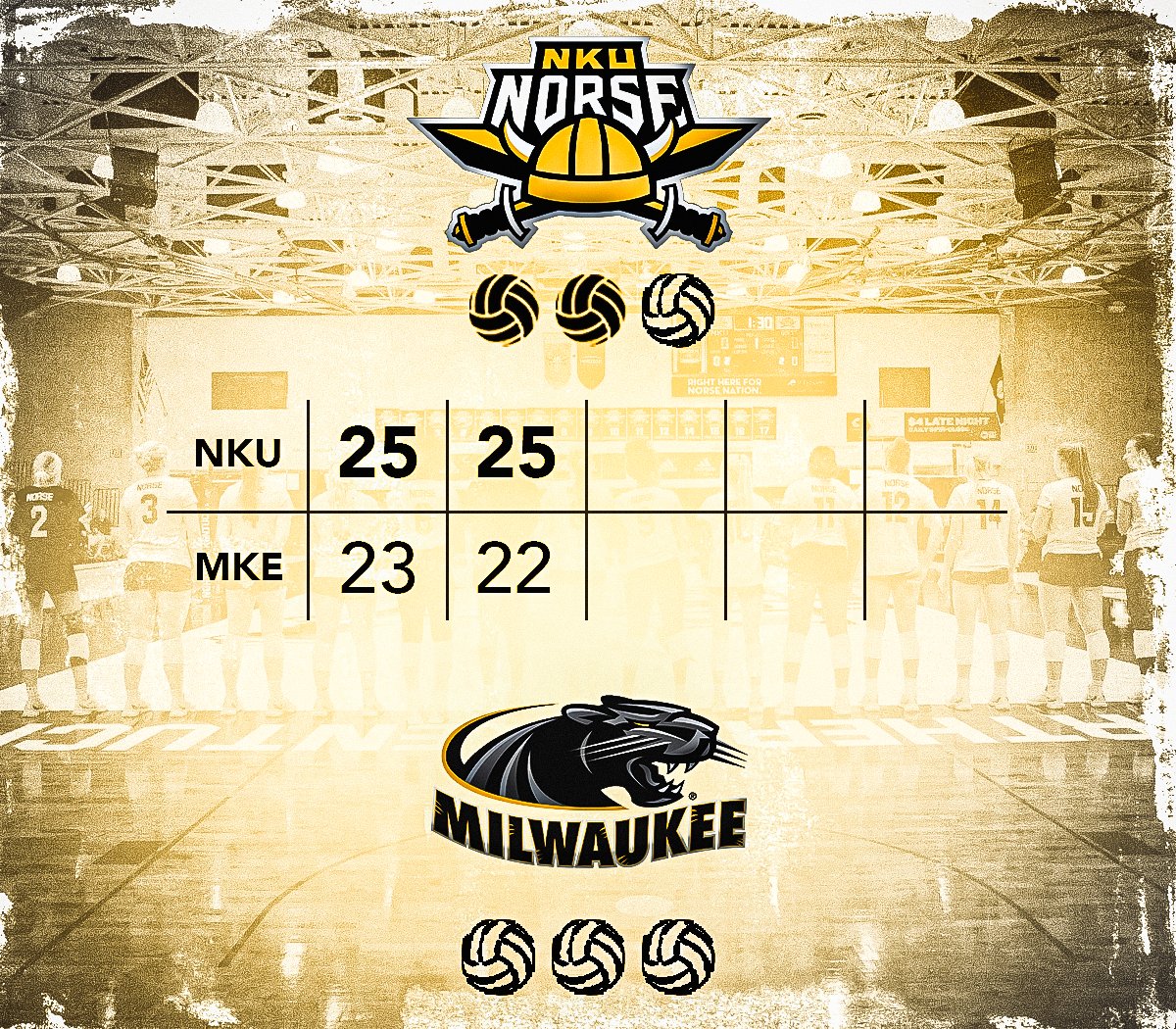 Norse take another nail-biter in set two!