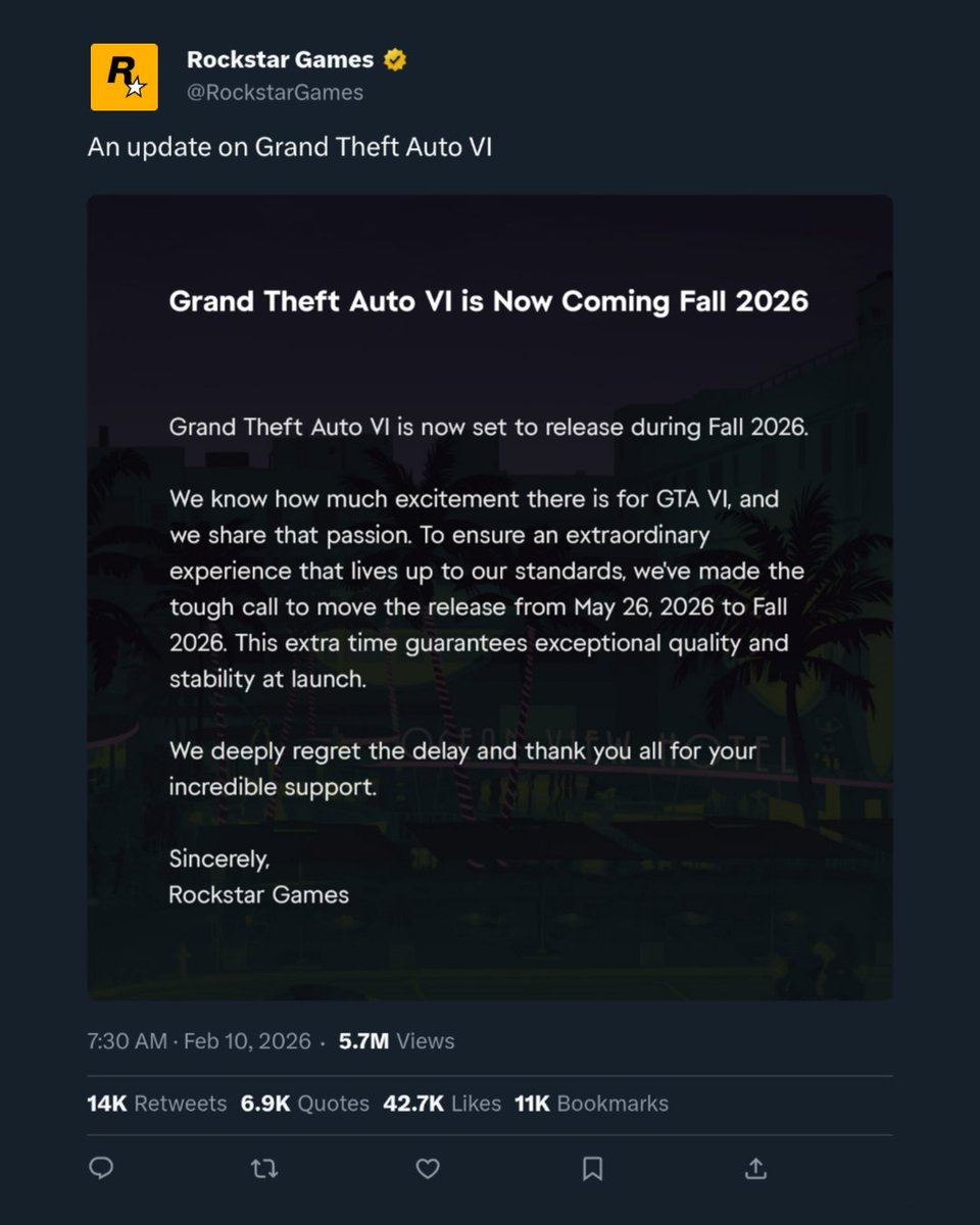 Grand Theft Auto 6 Alerts tweet media