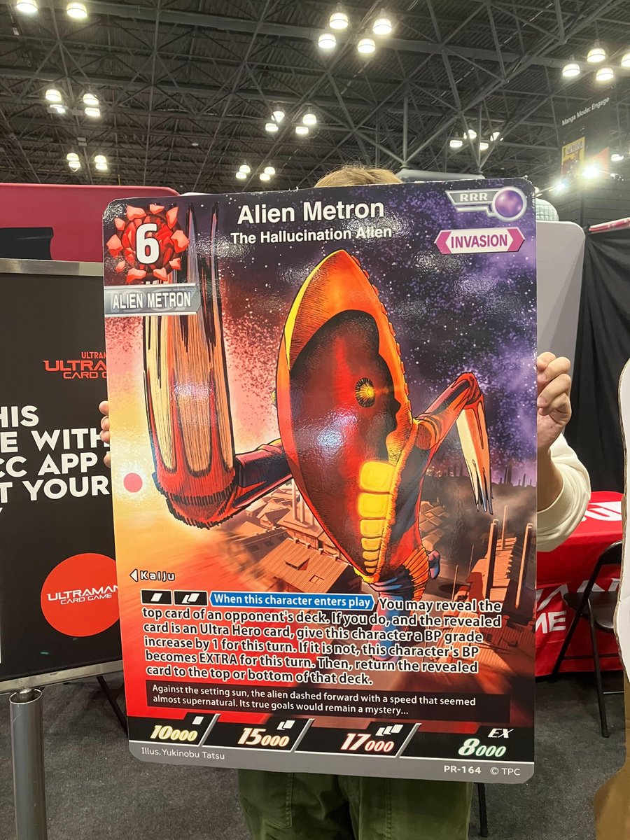 ultramancg_us's tweet image. It's DAY 3 of @NY_Comic_Con!!!
Only 1 DAY until the Ultra League Championship regional qualifier in New York!!
For more information, visit our team at BOOTH # 3257, or click the link below:
ultraman-cardgame.com/page/us/news/n…
#UltramanCardGame
#ultraman
#UCG
#NYCC2025