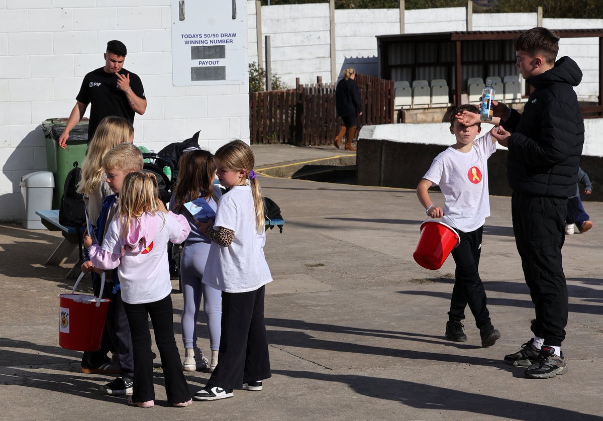 KenAllsebrook's tweet photo. @frickleyafc An amazing effort for a very worthy cause! The bucket collection team did a fantastic job! More pictures in a match album to follow ASAP, including shots of Owen's brother William in action. 
#teamjenko https://t.co/OL8nGcjdsP