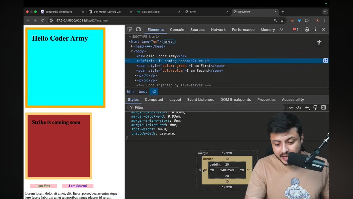 sohamm_shinde's tweet image. Day 8 #WebDev: If your layouts are breaking, you need the Box Model fix! 📦
The Universal Rule: Add this to your CSS for predictable sizing:
{ box-sizing: border-box; }
This ensures Padding and Border don't unexpectedly grow your elements.
#CSSLayout #CodingTips #CoderArmy