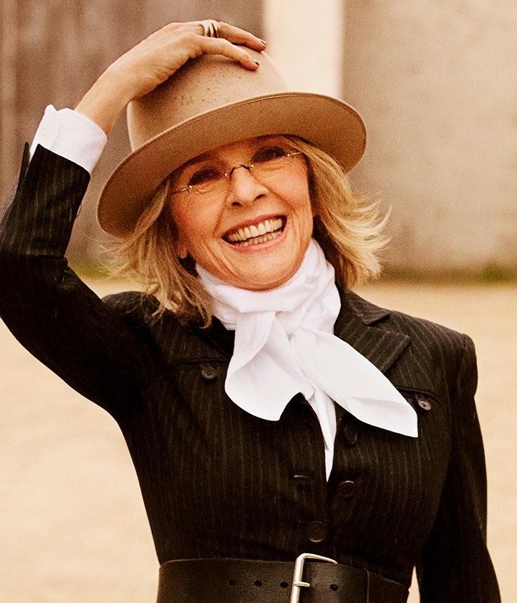 leighlew3's tweet image. WTF?! NO. No. Diane Keaton… this one hurts. 🕊️😔💜