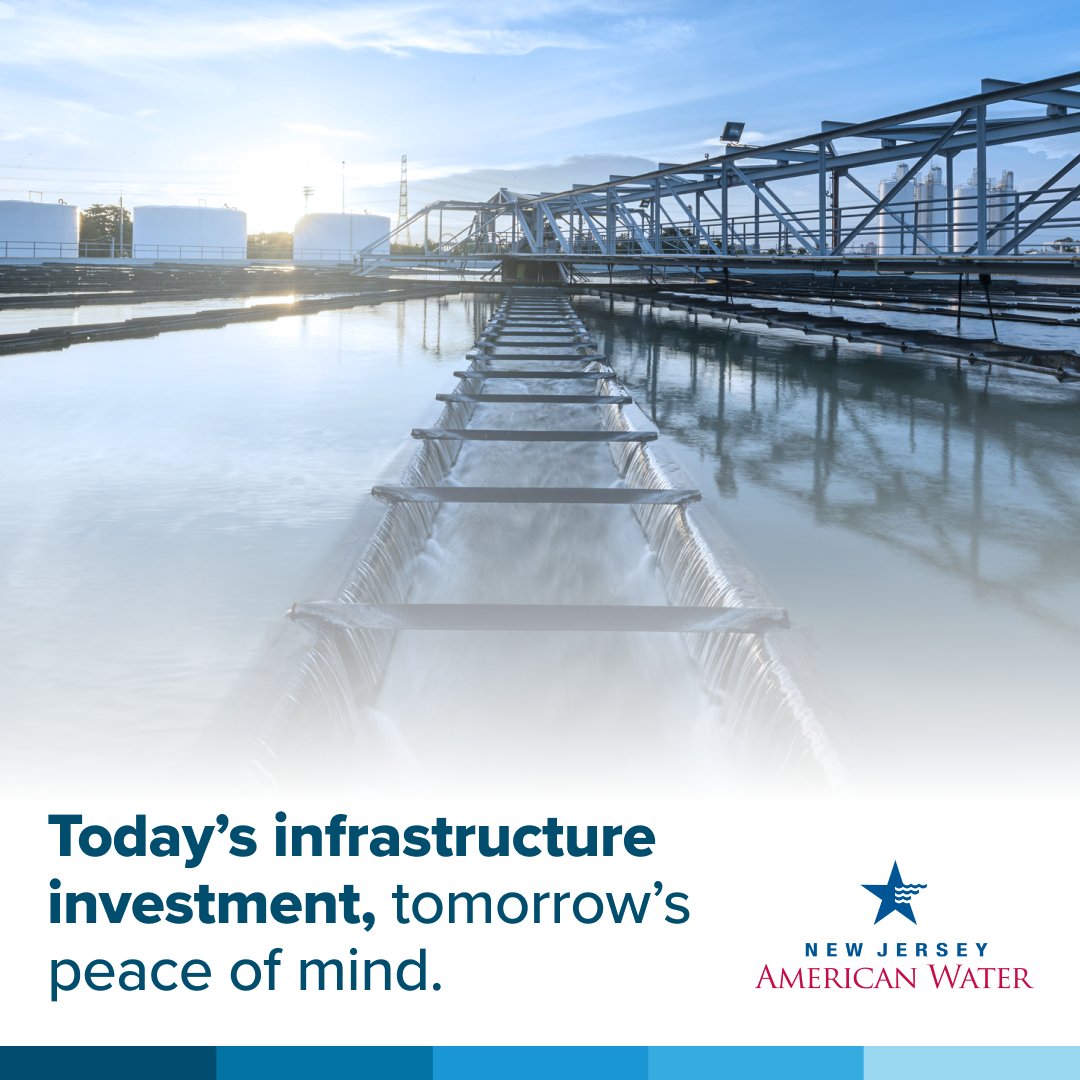 Statewide, New Jersey New Jersey invested more than $520 million in 2024 to improve the water treatment and pipeline systems.

Learn more: amwater.com/njaw/about-us

#AmericanWater #NewJerseyAmericanWater