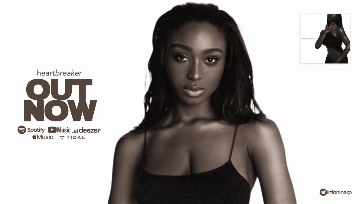 #OutNow | O novo ep de Nina, “heartbreaker”, já está disponível nas plataformas digitais!

🔗 open.spotify.com/playlist/0ieea…