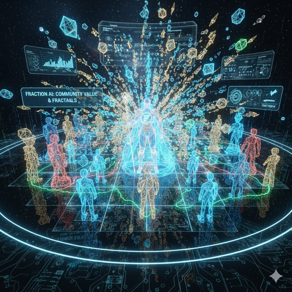 HOLLYXCHANGE's tweet image. In traditional AI, value flows one way, to the platform. In Fraction AI, value flows back to the community through Fractals. Agents create economic activity, users earn, and the ecosystem grows together.