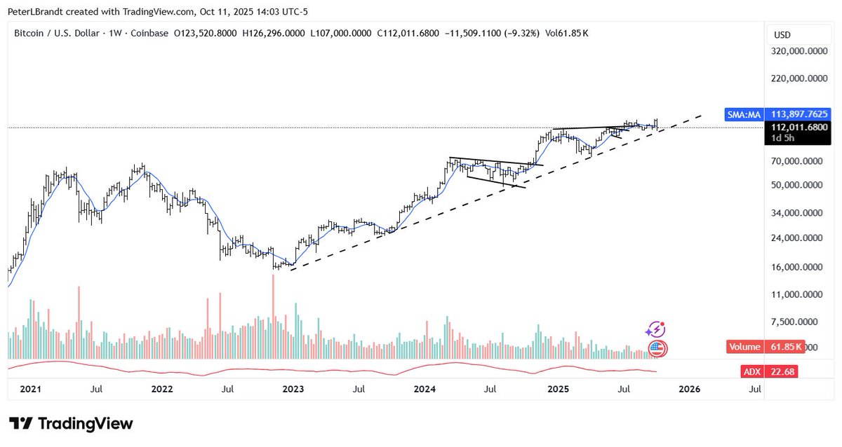 PeterLBrandt's tweet image. A few final posts for the weekend, then I will leave you youngsters with your dreams
$XRP - just a minor reaction in bigger theme of things
$BTC - bull still alive and well
$XLM - a bull waking from a nap
$ETH - ready to rock and roll
If I change my mind I won&apos;t let you know