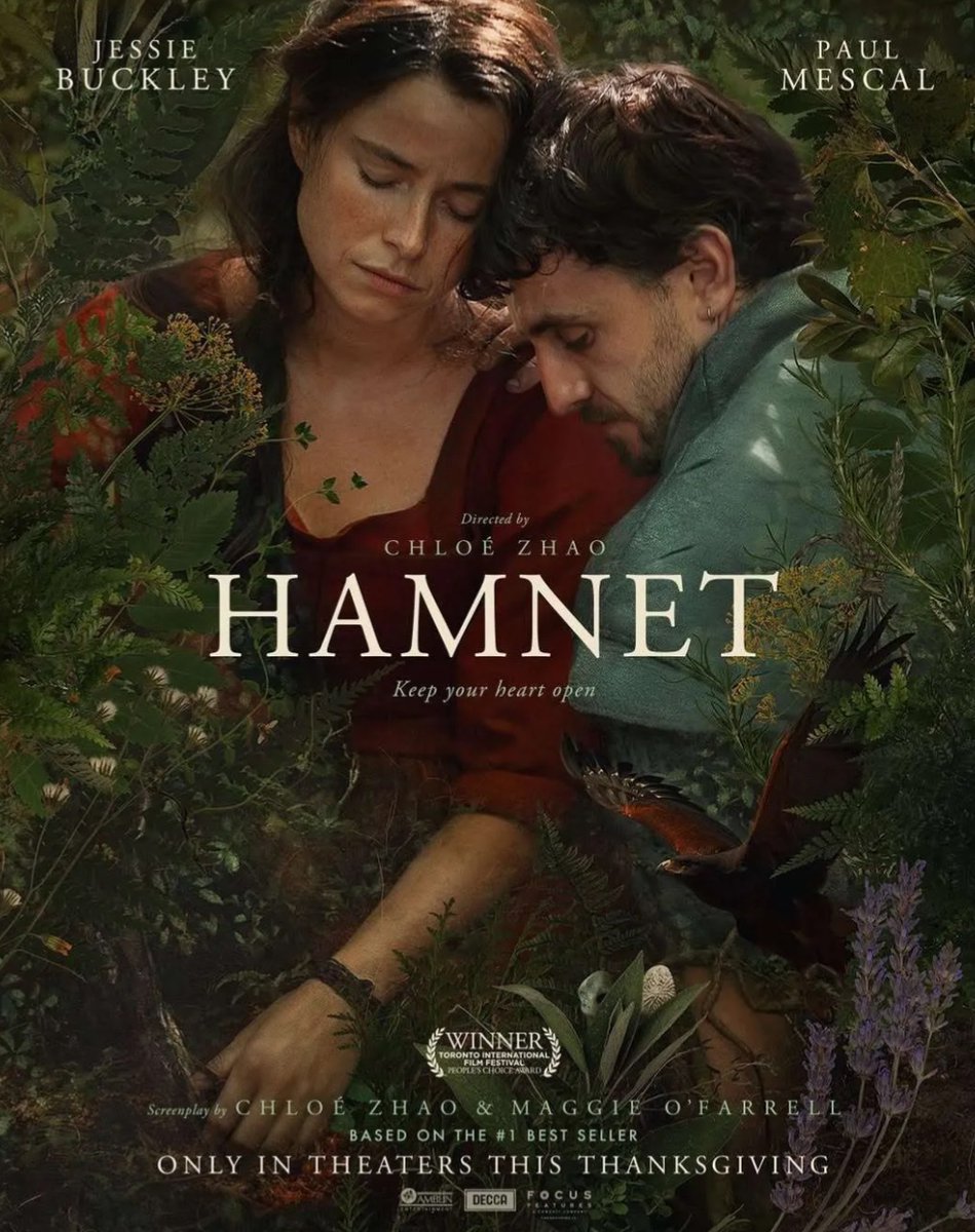 Fra692's tweet image. Chloé Zhao’s Hamnet is a mesmerizing experience — a film about love &amp;amp; grief with a finale that will stay with you for a long time. One of the most emotional endings I’ve seen in years.

Jessie Buckley and Paul Mescal are unforgettable.

#hamnet #paulmescal #jessiebuckley #LFF25