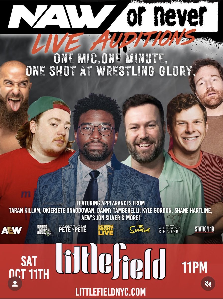 SilverNumber1's tweet image. If you are in NY tonight come try out for this wrestling company and me and Danny Tamberelli will tell you if you suck or not
