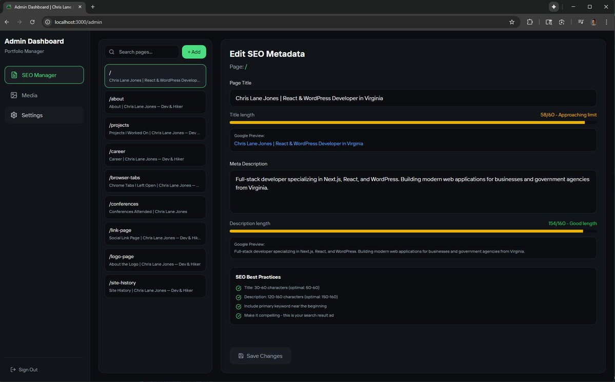 cljwebdev's tweet image. Portfolio:
Admin panel created with Convex and Clerk
Tab Setup with SEO Title Description Integration