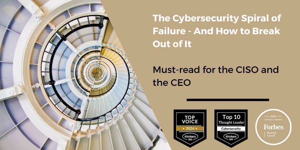corixpartners's tweet image. How decades or #corporate short-termism and lip-service around #cybersecurity have led to the endless series of #cyberattacks and #databreaches we see today

The second book from our Founder &amp;amp; CEO @Corix_JC &amp;gt;&amp;gt; buff.ly/BpDroyr

#business #leadership #CISO #CIO #CTO #CEO