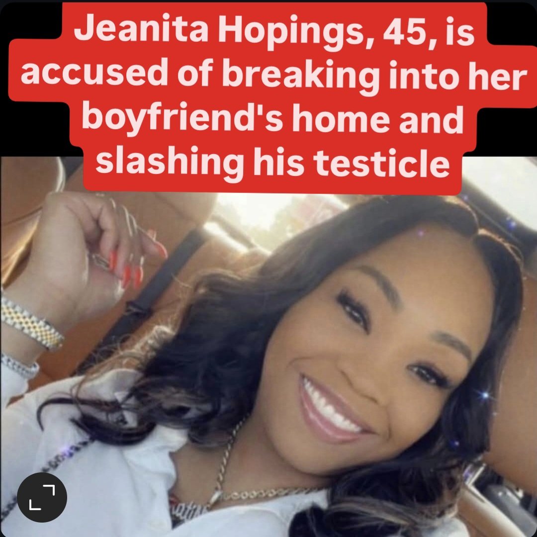 CriminalLibrary's tweet image. 🚨 TOLEDO CRIME
Jeanita Hopings, 45, allegedly kicked down a door on Oct. 7 and cut a man’s scrotum with an unknown object.

She turned herself in and was released on monitoring. Hearing set for Oct. 16.

📌 PEOPLE | 13abc | NY Post
#Toledo #CrimeNews #CriminalLibrary #Ohio