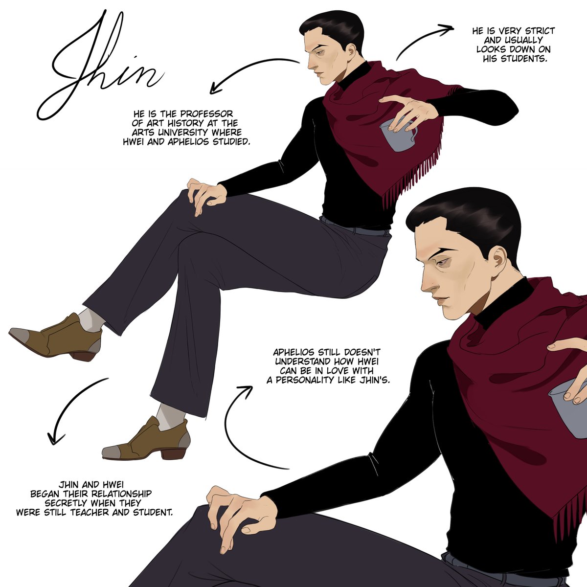 #Jhin version for my A.U #Settphel . I forgot to write it, but I like to think that Jhin listens to Sandro xd By the way, I was guided by <a href="/jose32551/">🪷 Jose 🎨 🥐 comms open (1/2)</a>  again to create this character. In chapter 8, 2 new characters are coming, besides Jhin, be patient!🫣