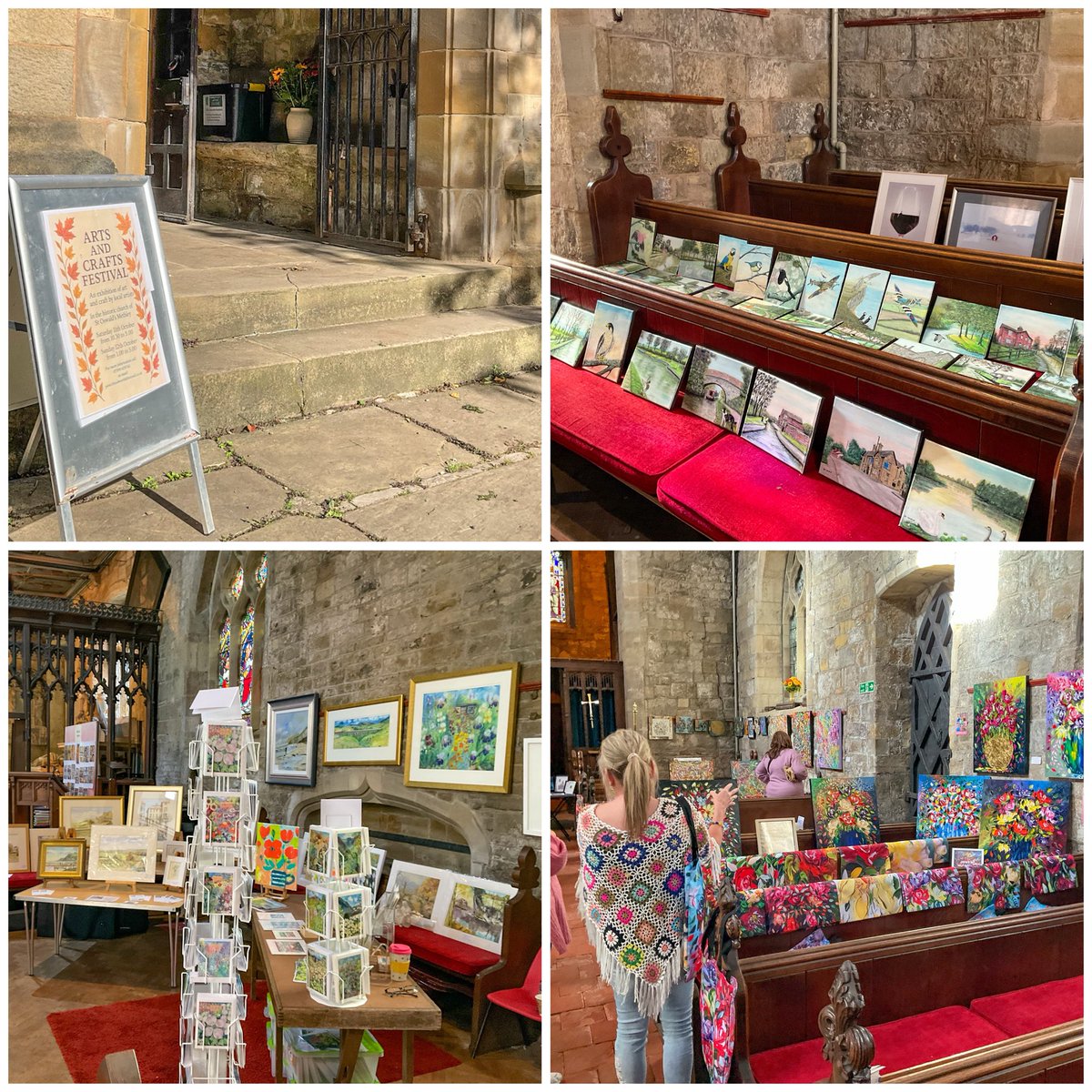 Day one of our #artsandcrafts festival in #methley