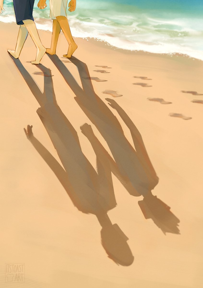 oreocorio's tweet image. day 6: beaches 🏖️ #hnkgweek2025