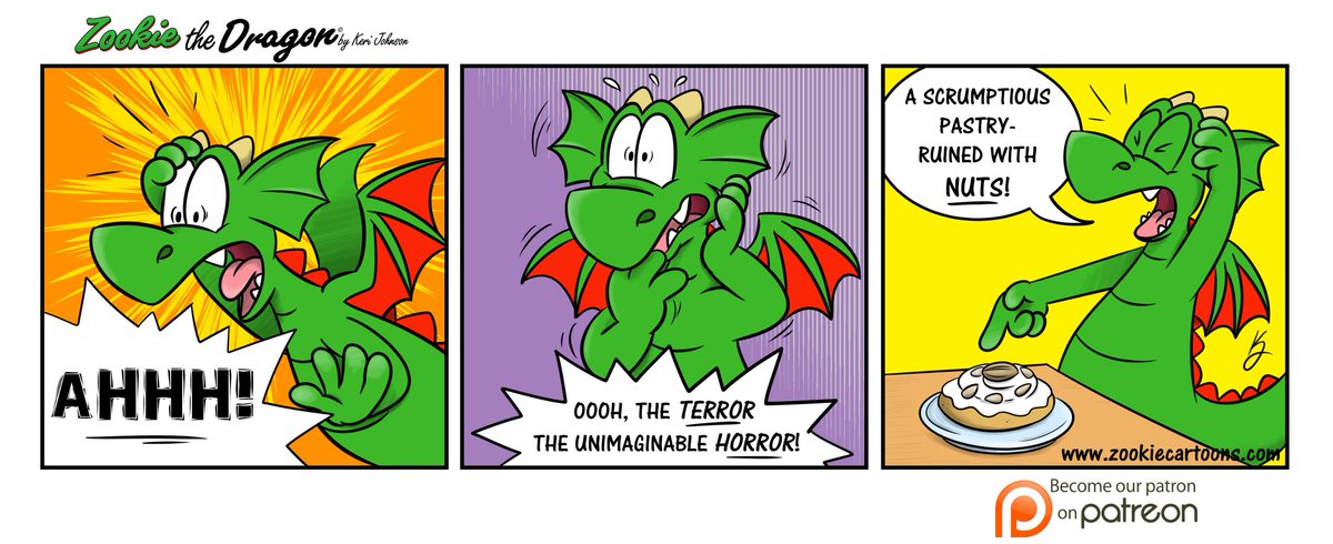 Zookie Classic: Food Fright
#zookie #dragon #webcomic #Halloween