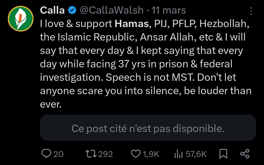 HannahStasi's tweet image. Who is this crazy girl, again? Try to go to #Gaza unveiled! Calla #Walsh a fondé #PalestineAction USA 🇺🇸, une organisation sœur d'#UrgencePalestine 🇫🇷 qui vient d'être interdite au Royaume-Uni 🇬🇧. Elle se dit militante #communiste, et se situe à la #gauche du @DemocraticPar11.