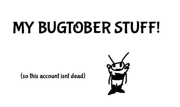 TSnakemouth's tweet photo. //Ive been doing bugtober drawings on the background, so i decided to show them here! (to try and make this account more active)

[🧵] The thread will get extended on the more bugtober stuff i do https://t.co/1MVQZItc5M
