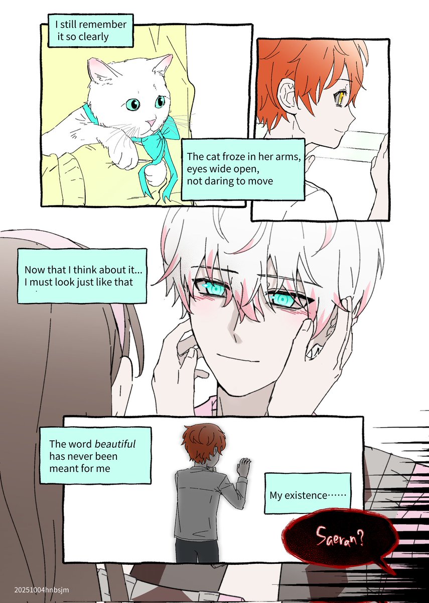 hnbsjm's tweet photo. I drew these may be a response to Saeran's monologue, that he
felt his life was like passing through a long dark tunnel which never ended……
#Saeran #mysticmessenger https://t.co/8hnG50Oybh