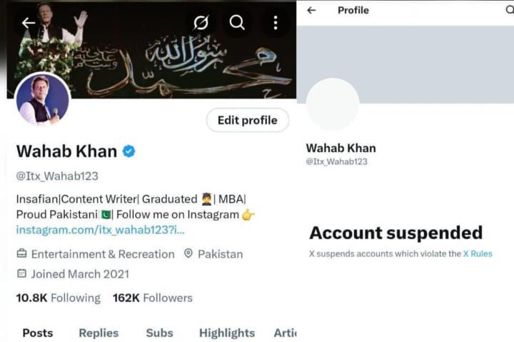 Imranist_09's tweet image. Hi @Support a well known social media activist Wahab Khan Account @Itx_Wahab123 was suspended by mistake.
Kindly review and reinstate it, he follow all Twitter rules. Thank you.
@premium @elonmusk @X @XCreators
#AwamStandsWith804
#support