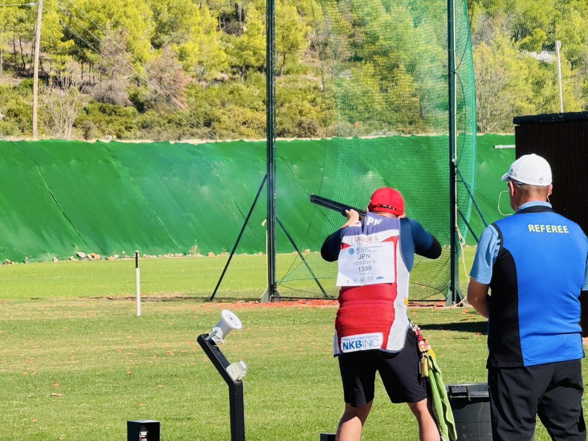 jctsa_official's tweet image. 世界選手権大会
ISSF World Championship Shotgun
（Athens, Greece　08 - 19 Oct 2025）
TEAM JAPAN日本🇯🇵
 
スキート種目男子個人
10月11日　2日目100個終了
3位　戸口翔太郎 選手
23/25/25/25  98
 
#クレー射撃 #日本クレー射撃協会