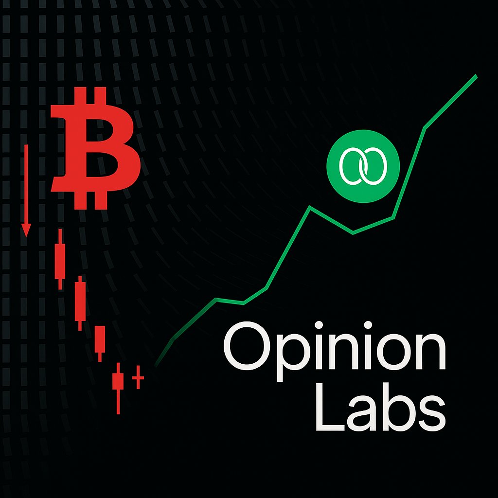 Laaskidi's tweet image. Bitcoin’s dump this week sent shockwaves across every chain.
Fear spiked, liquidity dried, and timelines turned bearish overnight.
But in moments like this, prediction markets show who’s actually thinking vs. reacting.
While traders panic, Opinion Labs captures what the market…
