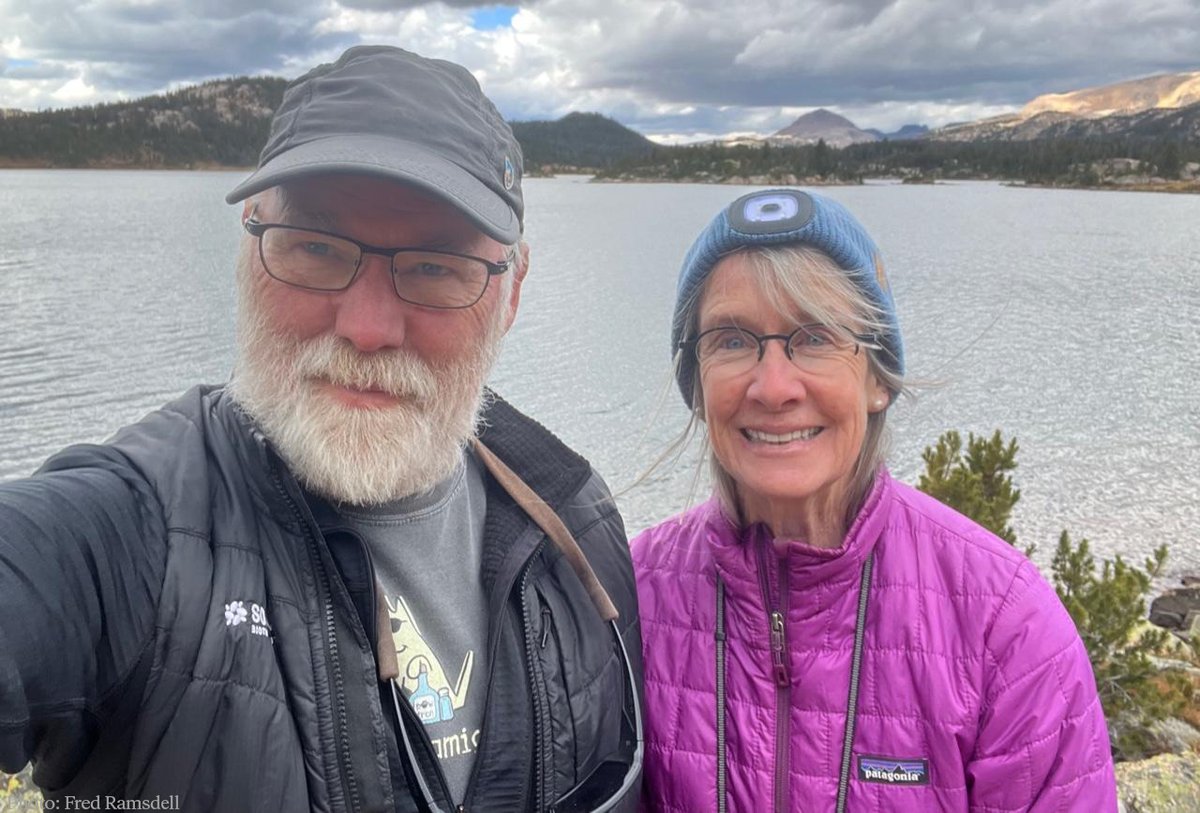 “I was out walking the dogs and she started yelling, and I thought there was a grizzly bear nearby!” 

Actually, what Fred Ramsdell’s wife was telling him, while on a hiking trip, was that he had been awarded the 2025 Nobel Prize in Physiology or Medicine. 

Ramsdell and his wife