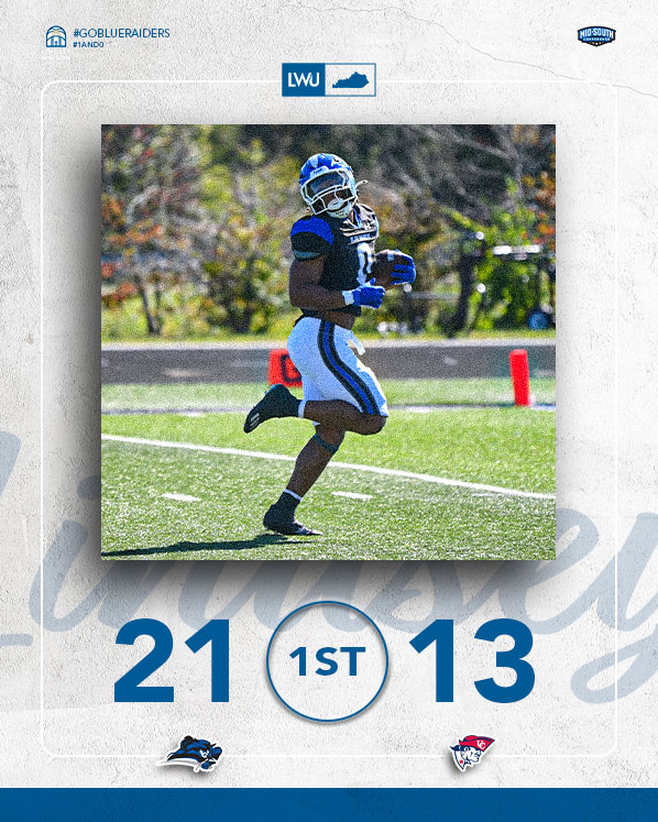 After one.

Saunders... 5 carries, 129 yards, 3 TDs! 🤯
