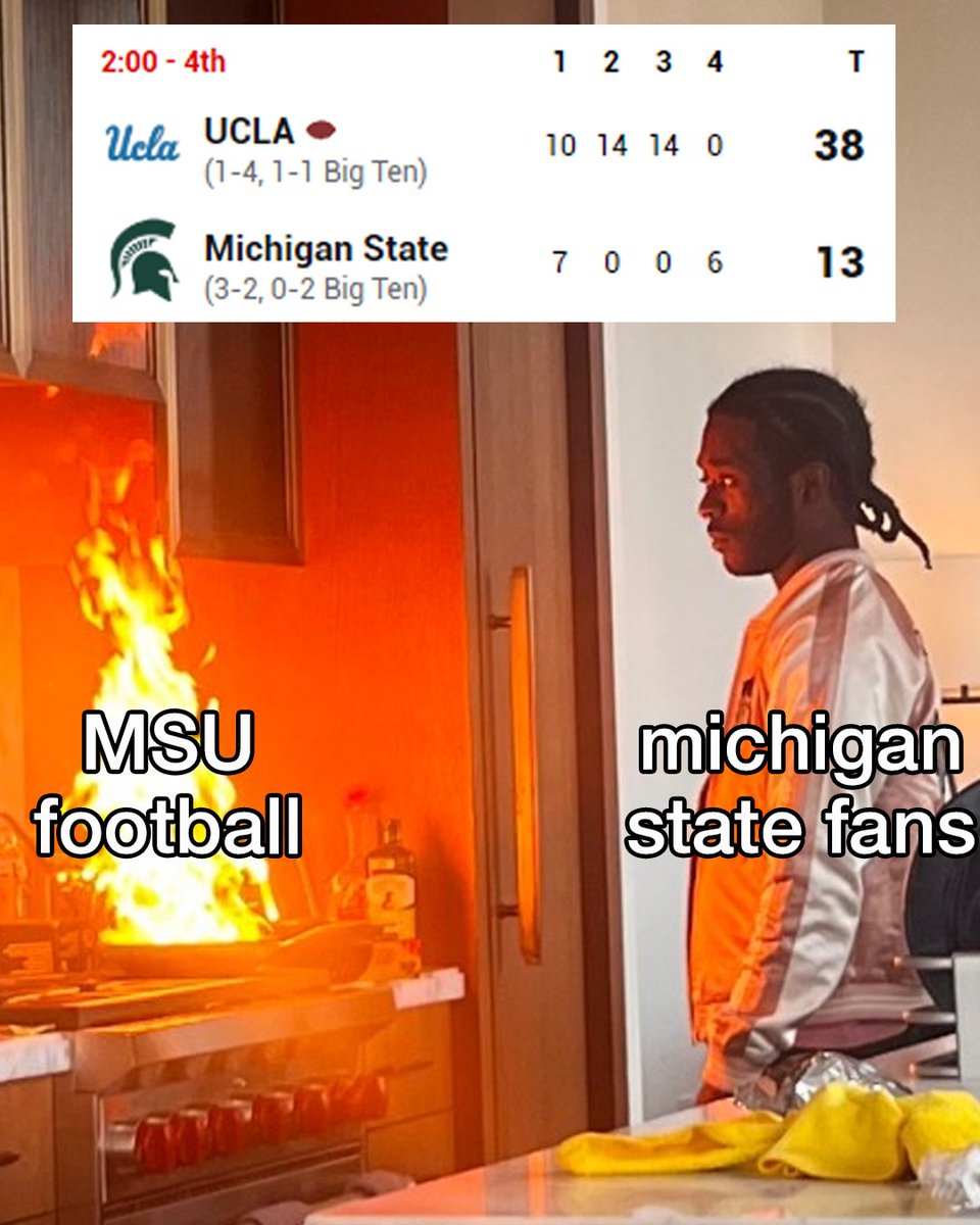 swankywolverine's tweet image. Michigan State fans in shambles right now 🤣