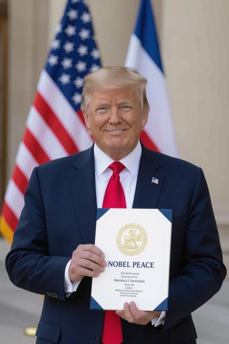 If you think  President Trump deserves the Nobel Peace Prize, put YES