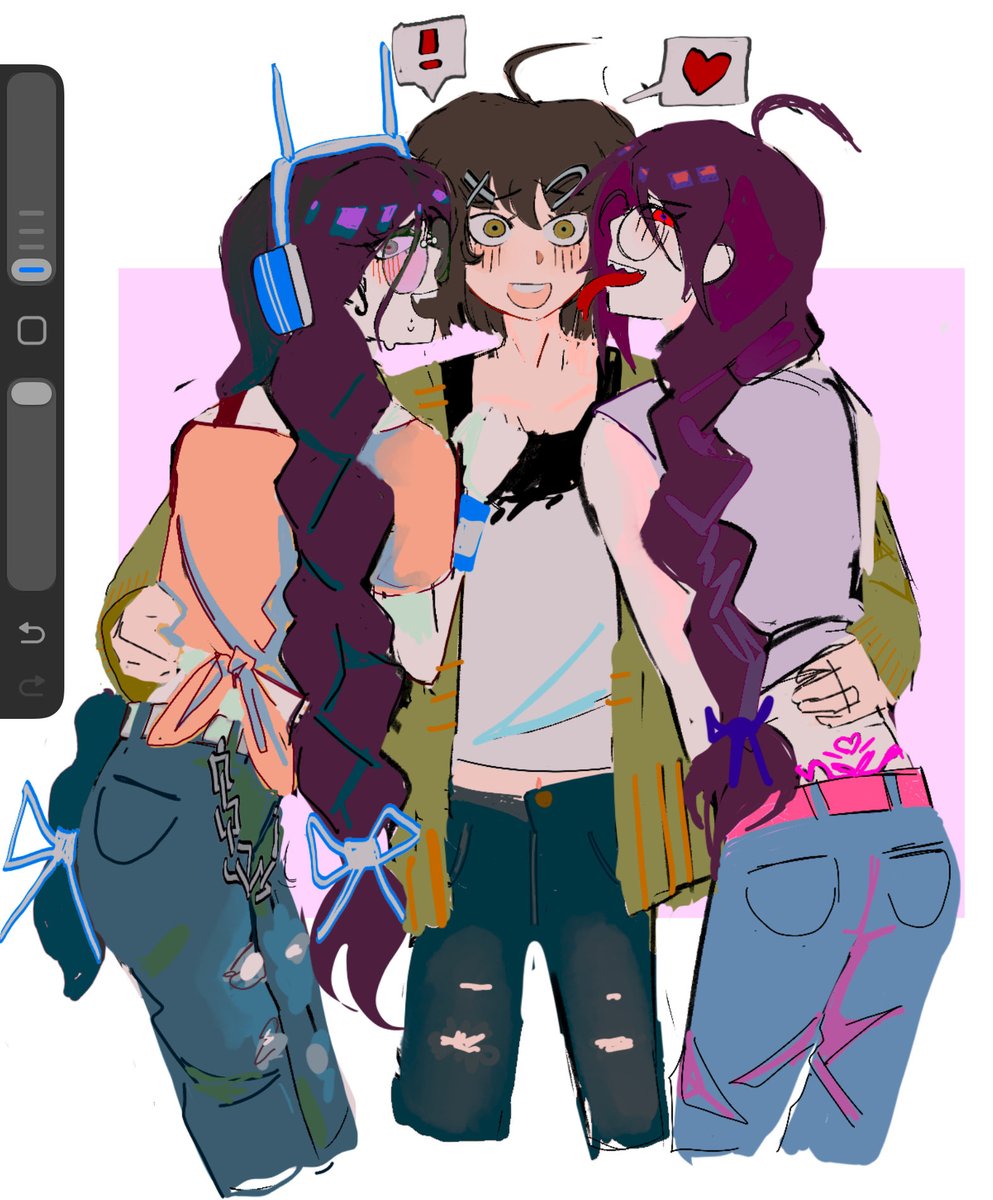 _Eito_Blehh's tweet image. My girlfriend left me | #Danganronpa