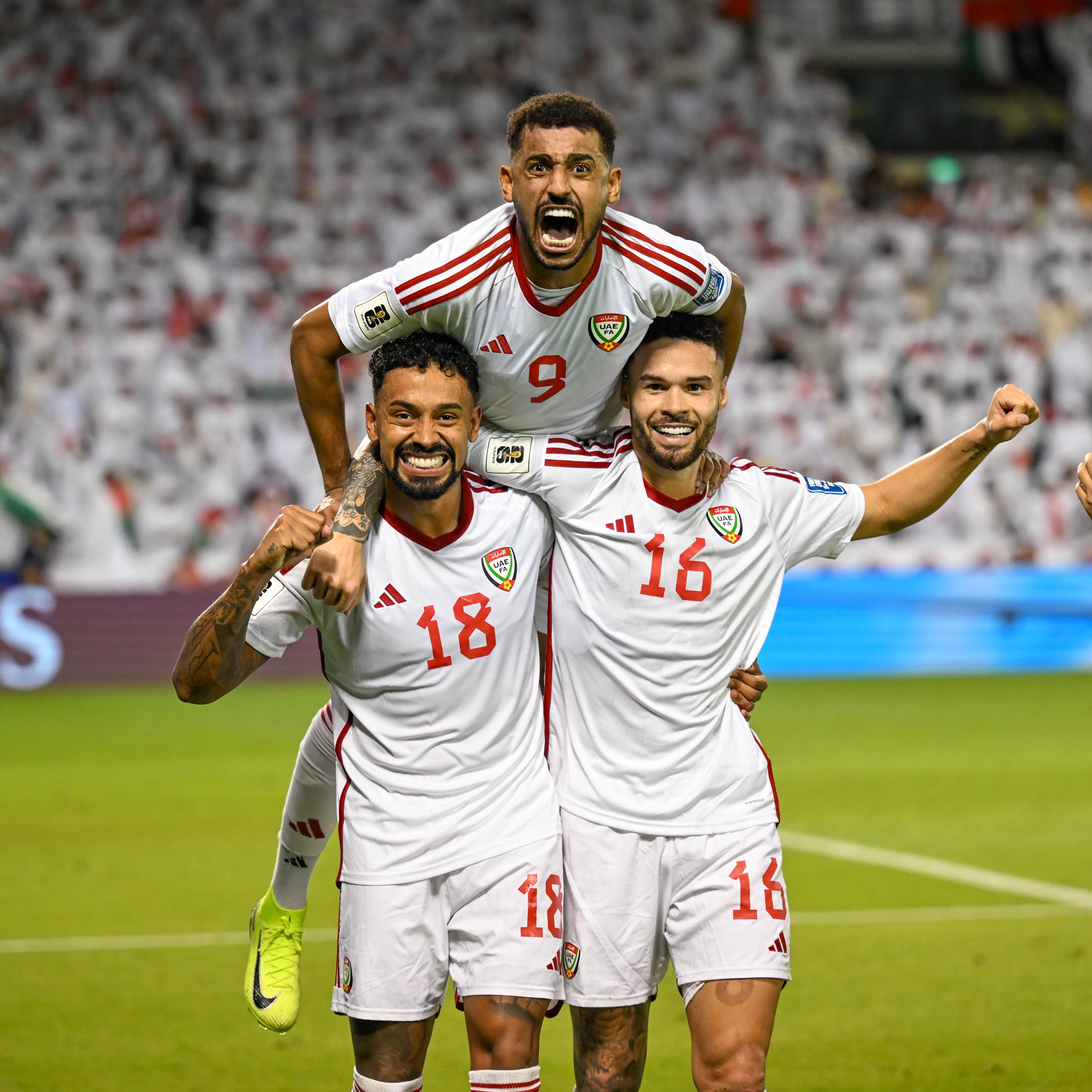 لاعبو الإمارات. (إكس)