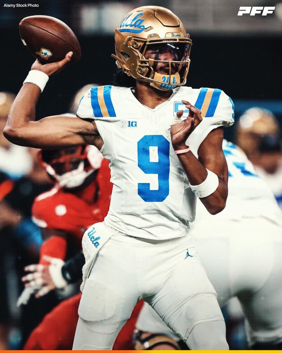 PFF_College's tweet image. UCLA QB Nico Iamaleava vs Michigan State:

🐻 16/24
🐻 180 YDS
🐻 3 TDS | 0 INTS
🐻 38-13 Win

@UCLAFootball