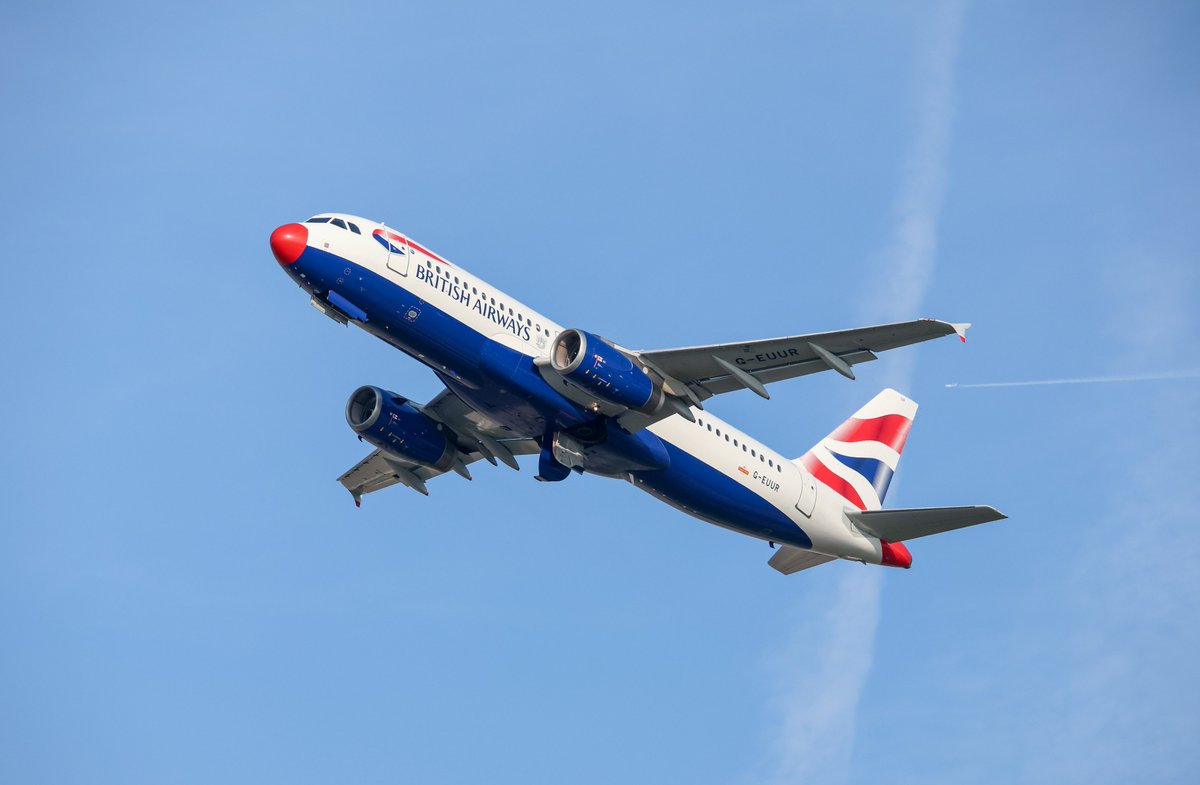A plethora of colours at Heathrow today