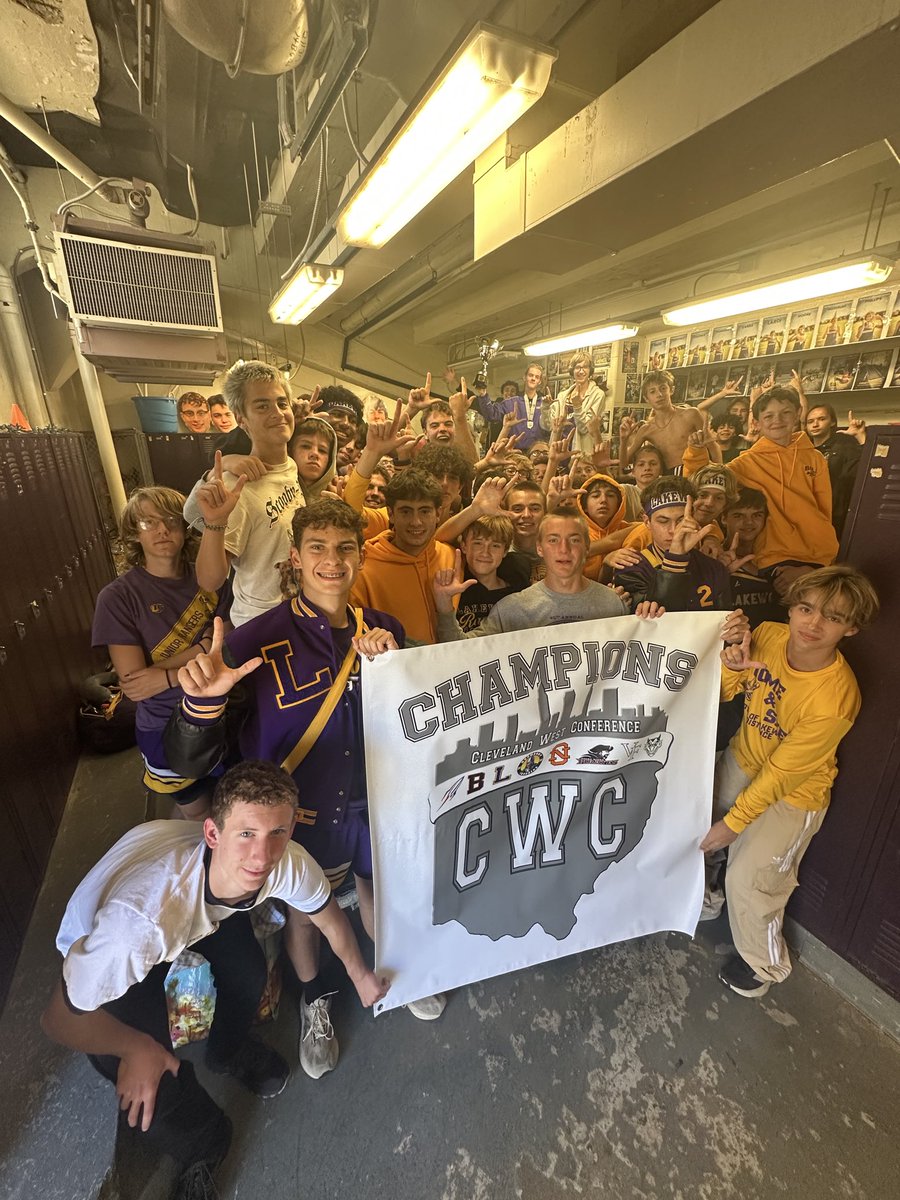 The Boys of Lakewood Distance (BOLD) are the 2025 CWC Cross Country Champions! JV also won!! TKO!!!
<a href="/Lkwd_LHS/">Lakewood High School</a> <a href="/LHS_ABOOSTERS/">LHSAthleticBoosters</a> <a href="/LkwdAthletics/">LakewoodHS Athletics</a> <a href="/LkwdLHSTrakFld/">LHS Girls Trk&Fld</a> <a href="/lkwdrecleslie/">Leslie Favre Krogman</a> <a href="/LkwdSchools/">Lakewood OH Schools</a> <a href="/LkwdRec/">Lakewood Recreation</a> <a href="/LakewoodOhio/">City of Lakewood</a> <a href="/CLEWConference/">Cleveland West Conference</a>