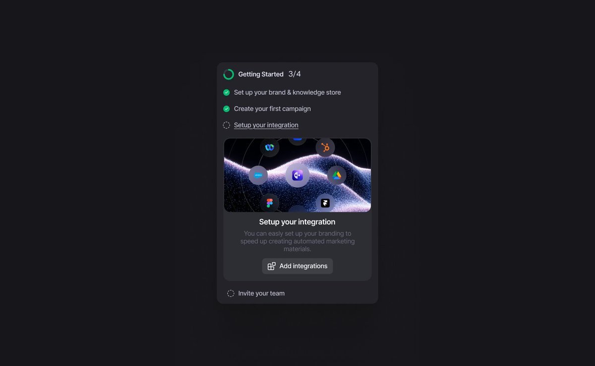 uiuxadrian's tweet image. Getting started flow for Quotient