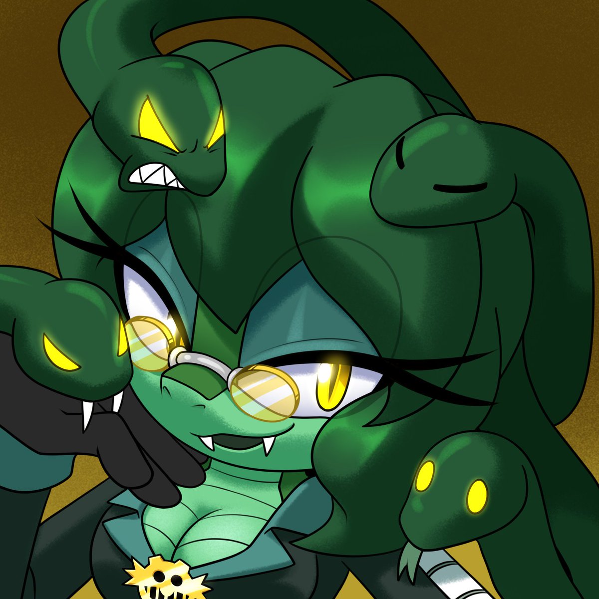 GorgonSofia's tweet image. If you can, please go support Starly! They&apos;re one of the reasons Sofia&apos;s design pops so much, since they&apos;re the one who finalized it and made a ref sheet!! &amp;lt;3