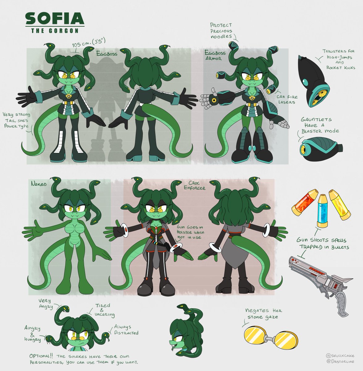 GorgonSofia's tweet image. If you can, please go support Starly! They&apos;re one of the reasons Sofia&apos;s design pops so much, since they&apos;re the one who finalized it and made a ref sheet!! &amp;lt;3