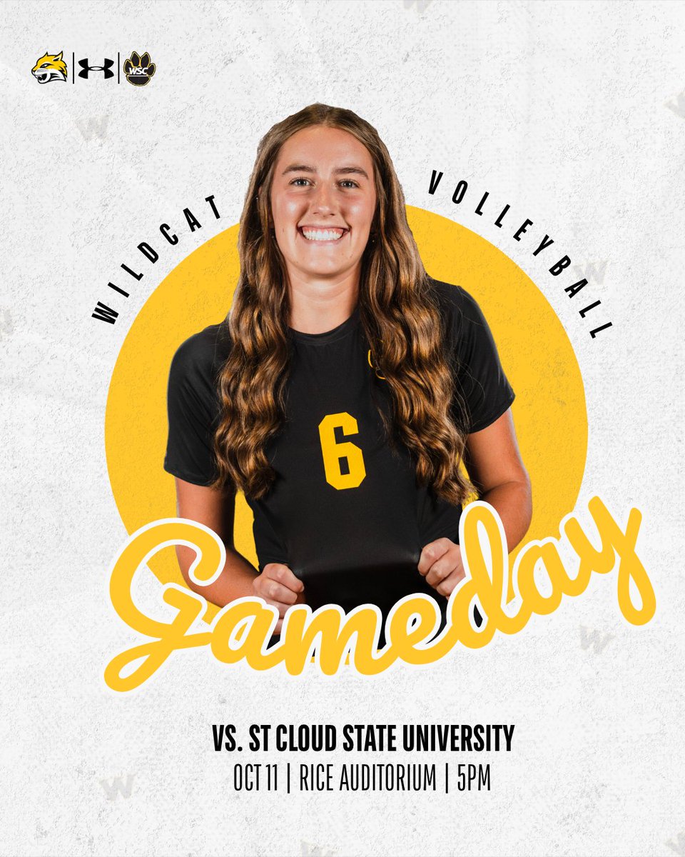 WSCWildcatVB's tweet image. Saturday GAMEDAY!😺

🆚 St Cloud State University 
⏰ 5pm
📊 wscwildcats.com/sidearmstats/w…
📺 nsicnetwork.com/wscwildcats/

#ItsYourShip | #StayAnchored