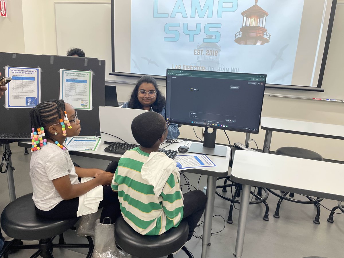 fanchyna's tweet image. Thanks to @liya_lamia @rochanaro and @ChameliDommanig for participating in the 2025 Reign in Science event, demoing generative AI for K-12 students! Great job! @WebSciDL @oducs @ODUSCI