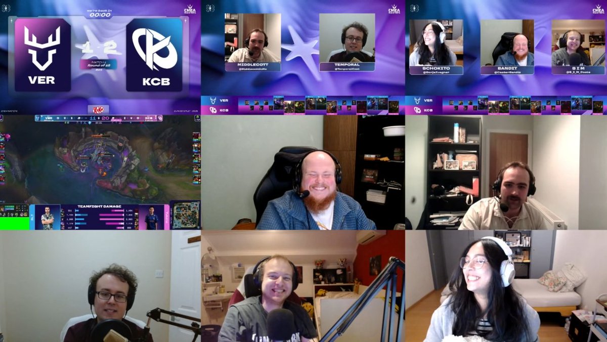 POV of <a href="/The_EUniverse/">The EUniverse</a> Producer <a href="/Icefireideprod/">Nicholas "Icefireide" Hall</a> 🥰

Happy to be part of this 🫶🥳
Must be stressfull to have an eye on everything... 👀