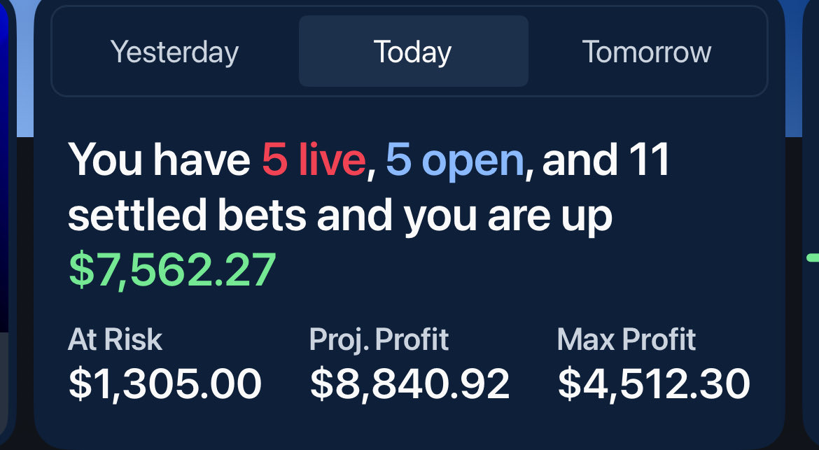 Good start to Saturday! You should probably use <a href="/BookieBeats1/">Bookie Beats</a>