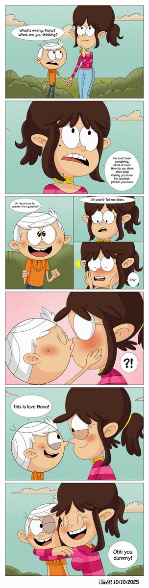 Julex93Drawings's tweet image. A new comic commission from Fionacoln. She found the answer with a gesture from her beloved Lincoln. I hope you like it.

#commission #commissionart #theloudhouse #loudhouse #lincolnloud #fiona #fionacoln #myart #myartwork #julex93drawings #julex93