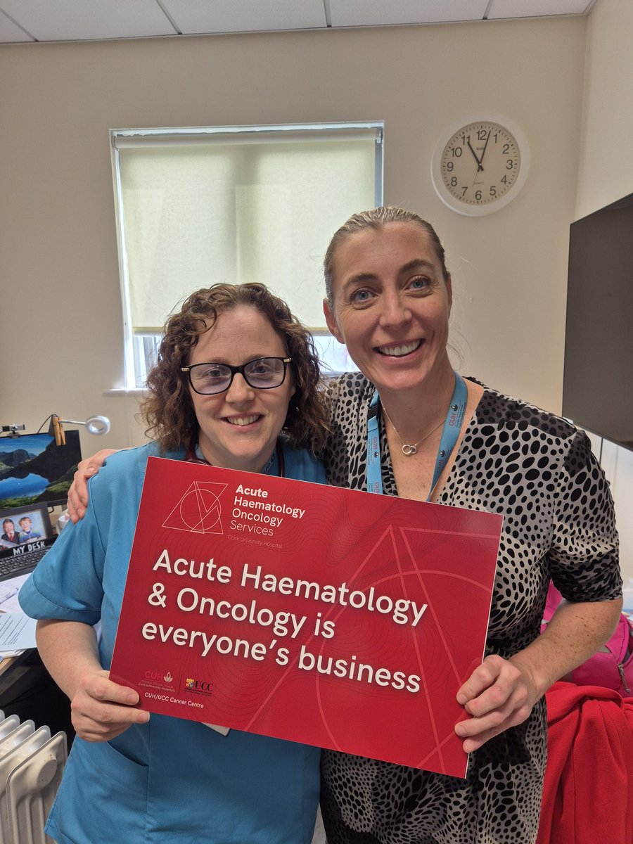 Dcollinsflynn's tweet photo. @Mags101Margaret @CUH_Cork @hseNCCP @CUHCharity @UKAOSociety Acute Haematology and Oncology is everyone's business...

Congrats to @Mags101Margaret for being the driving force of AHOS in @CUH_Cork and to Laura and Amy for your expertise and excellence 🙌 

#acuteoncology
#AHOS
@hseNCCP @HSELive https://t.co/aV8tc8BeA1